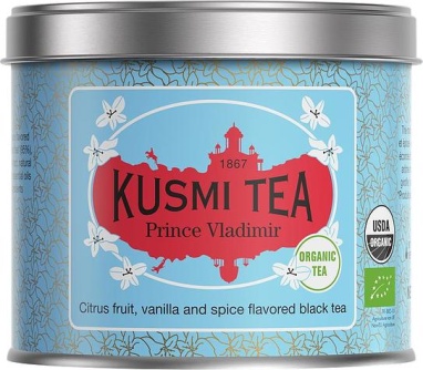 картинка Prince Vladimir / Черный чай Эрл Грей с апельсином, банка (100 гр) от интернет магазина