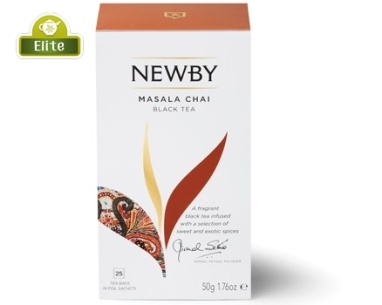 картинка Пакетированный чай Newby Масала Чай, (25 пак.) от интернет магазина