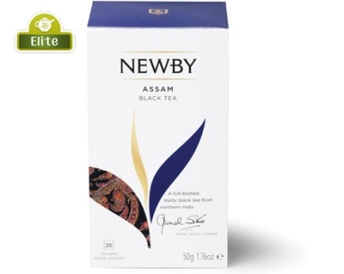 картинка Пакетированный чай Newby Ассам, (25 пак.) от интернет магазина