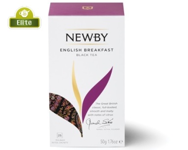 картинка Пакетированный чай Newby Английский Завтрак, (25 пак.) от интернет магазина