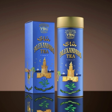 картинка Зеленый чай TWG Tea Alexandria / Александрийский, туба (100 гр) от интернет магазина