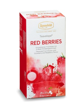 картинка Фруктовый чай Ronnefeldt Red Berries / Красные ягоды, саше на чашку (Teavelope) (25 пак) от интернет магазина