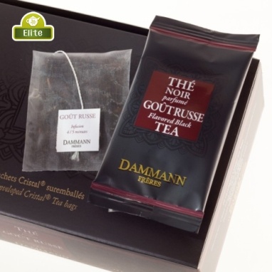 картинка Черный чай Dammann The Gout Douchka / Русский Вкус Душка, саше на чашку (24 пак.) от интернет магазина