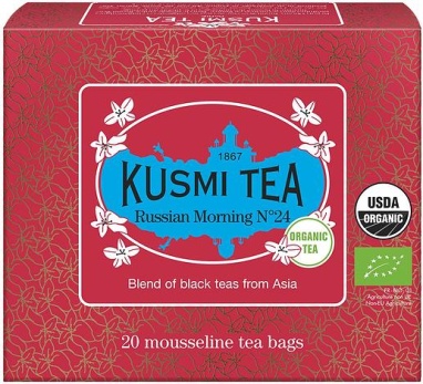 картинка Черный чай Kusmi Tea Russian Morning n°24 / Утро России (20 пак.) от интернет магазина