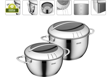 картинка Набор посуды со стеклянными крышками, 4 пр., Nadoba, серия Maruska от интернет магазина