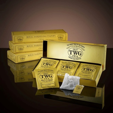 картинка Черный чай TWG Royal Darjeeling FTGFOP1 / Королевский Дарджилинг (2,5 г х 15 пакетиков) от интернет магазина
