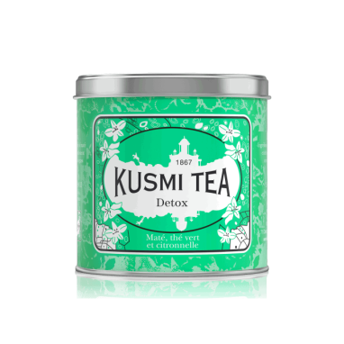картинка Зеленый чай Kusmi Tea Детокс, банка (250 гр) от интернет магазина
