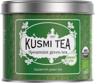 картинка Зеленый чай Kusmi Tea Spearmint Green / Мятный чай, банка (100 гр) интернет магазин являющийся официальным дистрибьютором в России 
