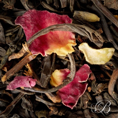 картинка Черный чай Betjeman & Barton Райская Роза, банка (125 гр) от интернет магазина