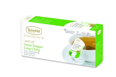 картинка Зеленый чай Ronnefeldt Зеленый Дракон Лунг Чинг, саше на чашку (Teavelope) (25 пак) от интернет магазина
