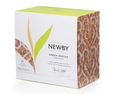 картинка Пакетированный чай Newby Зеленая Сенча, (50 пак.) от интернет магазина