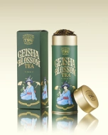 картинка Зеленый чай TWG Tea Geisha Blossom / Зелёный чай с южными фруктами, туба (100 гр) интернет магазин являющийся официальным дистрибьютором в России 