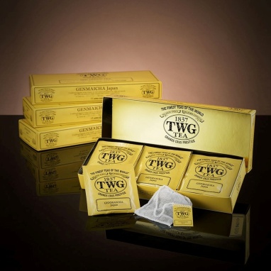 картинка Зеленый чай TWG Tea Genmaicha / Генмайча (2,5 г х 15 пакетиков) от интернет магазина