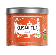 картинка Kusmi Tea Boost (Мате, зеленого чая и специи), банка (100 гр) интернет магазин являющийся официальным дистрибьютором в России 