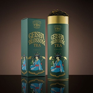Зеленый чай TWG Tea Geisha Blossom / Цветение Гейши, туба (100 гр)