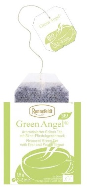 картинка Зеленый чай Ronnefeldt Green Angel BIO / Зеленый Ангел, саше на чашку (Teavelope) (25 пак) от интернет магазина