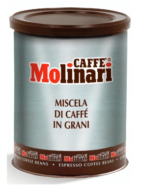 картинка Кофе Molinari Cinque Stelle (5 Звезд), зерновой (250 гр) от интернет магазина