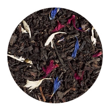 картинка Kusmi Tea L'Earl Grey a la francaise (Эрл Грея с добавлением василька и апельсина), банка (100 гр) от интернет магазина