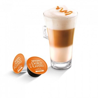 картинка Кофе в капсулах Nescafe Dolce Gusto Latte Macchiato Caramel (16 кап.) от интернет магазина