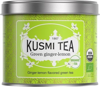 картинка Ginger-Lemon Green / Зеленый чай, имбирь, лимон, банка (100 гр) от интернет магазина