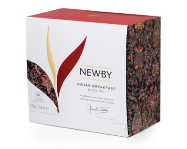 картинка Пакетированный чай Newby Индийский Завтрак, (50 пак.) от интернет магазина