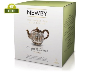 картинка Пакетированный чай Newby Имбирь и Лимон, Pyra-Packs, (15 пак.) от интернет магазина