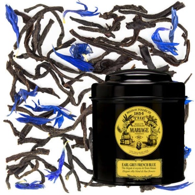 картинка Черный чай Mariage Freres Earl Grey French Blue, банка (100 гр) от интернет магазина