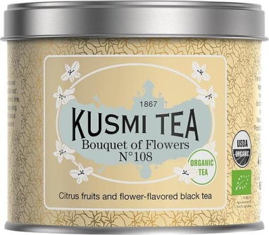 картинка Kusmi Tea Bouquet Of Flowers (Черный чай Эрл Грей, цветы) банка (100 гр) от интернет магазина