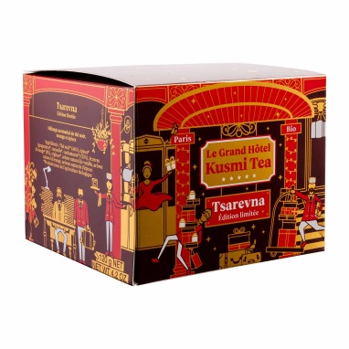 картинка Черный чай Kusmi Tea Tsarevna NEW / Царевна, банка (120 гр) от интернет магазина