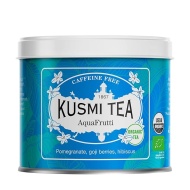 картинка Kusmi Tea AQUA_FRUTTI (травяной чай, гранат и ягоды годжи), банка (100 гр) интернет магазин являющийся официальным дистрибьютором в России 