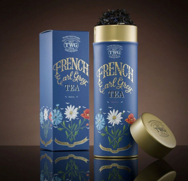 картинка Черный чай TWG Tea French Earl Grey / Французский Эрл Грей, туба (100 гр) от интернет магазина