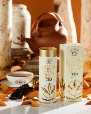 картинка Черный чай TWG Tea Golden Earl Grey / Золотой Эрл Грей, туба (100 гр) от интернет магазина