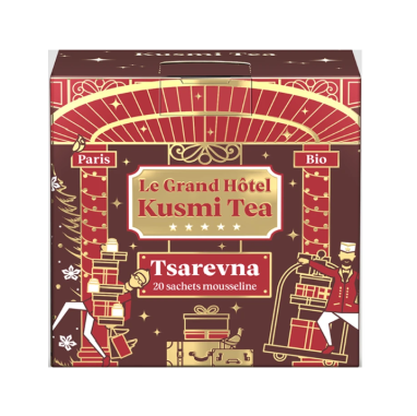 картинка Черный чай Kusmi Tea Tsarevna NEW / Царевна (20 муслиновых пакетиков) от интернет магазина