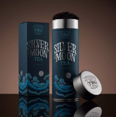 картинка Зеленый чай TWG Tea Silver Moon / Серебряная Луна, туба (100 гр) от интернет магазина