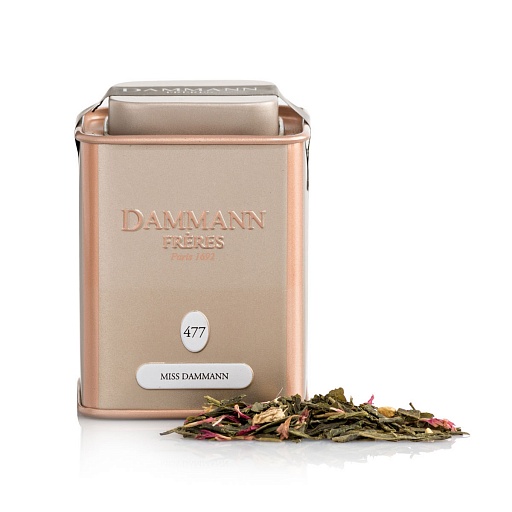 картинка Зеленый чай Dammann Мисс Дамманн, банка (100 гр) от интернет магазина
