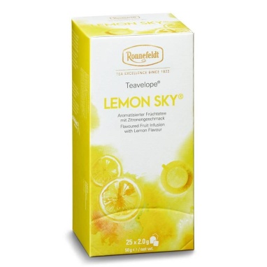 картинка Фруктовый чай Ronnefeldt Lemon Sky / Лимонное небо, саше на чашку (Teavelope) (25 пак) от интернет магазина