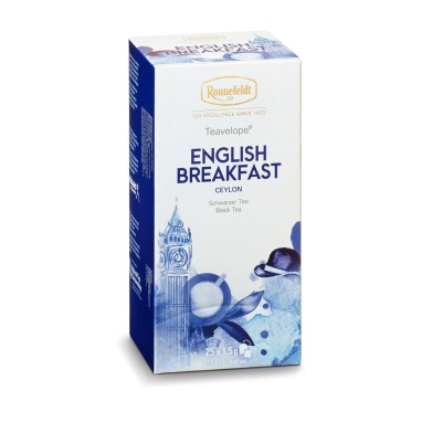 картинка Черный чай Ronnefeldt English Breakfast / Английский завтрак, саше на чашку (Teavelope) (25 пак) от интернет магазина