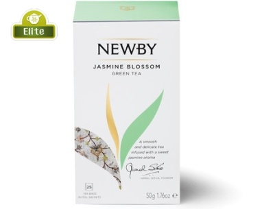 картинка Пакетированный чай Newby Цветок Жасмина, (25 пак.) от интернет магазина