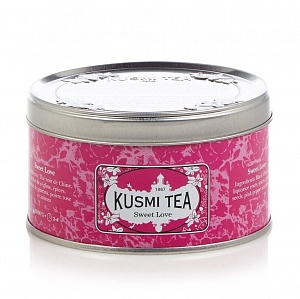 Черный чай Kusmi Tea Sweet Love / Сладкая любовь, банка (125 гр)