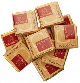 картинка Шоколад молочный Monbana "Капучино" (200 плиточек) от интернет магазина