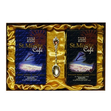 картинка Badilatti Санкт-Мориц (зерно), Санкт-Мориц (молотый), подарочный набор  (2 х 250 гр) от интернет магазина