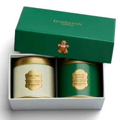 картинка Подарочный набор Dammann LET IT SNOW (Пусть идет снег) (2 баночки) от интернет магазина