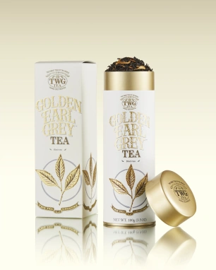 картинка Черный чай TWG Tea Golden Earl Grey / Золотой Эрл Грей, туба (100 гр) от интернет магазина