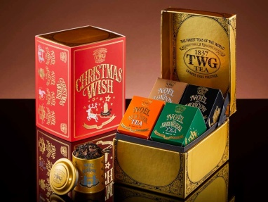 картинка Подарочный набор TWG Tea Christmas Wish / Рождественское желание (4 тубы по 25гр) от интернет магазина