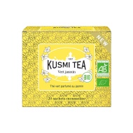 картинка Зеленый чай Kusmi Tea (Organic) Жасминовый (20 муслиновых пакетиков) интернет магазин являющийся официальным дистрибьютором в России 