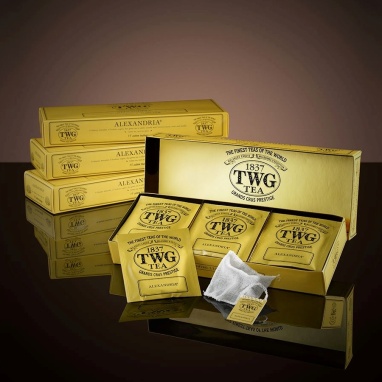 картинка Зеленый чай TWG Tea Alexandria / Александрия (2,5 г х 15 пакетиков) от интернет магазина
