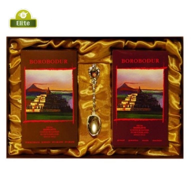картинка Badilatti Борободур (зерно), Борободур (молотый), подарочный набор (2 х 250 гр) от интернет магазина