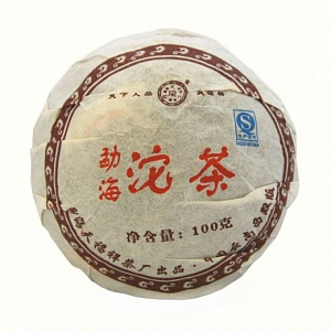 Пуэр Мэн Хай То (гнездо в бумажной этикетке) (100 гр)