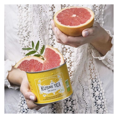 картинка Kusmi Tea BB Detox (Зеленый чай, мате, грейпфрут), банка (100 гр) от интернет магазина