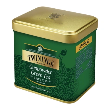 картинка Зеленый чай Twinings Gunpowder Green Tea, банка (200 гр) от интернет магазина